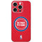 NBA Detroit Pistons Distressed iPhone 16 Pro Skin